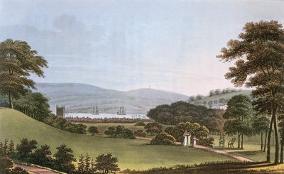 查看从堡垒，在布里斯托尔附近，1802年 作者 英语学校