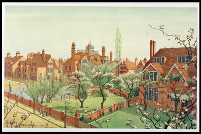 贝德福德公园的视图，1882年 作者 英语学校