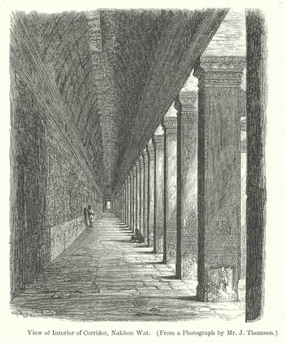 纳空寺走廊内景（雕刻） 作者 英语学校
