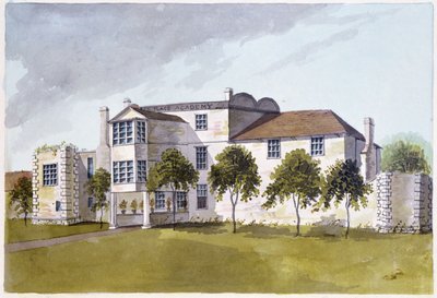 观看诺埃尔德卡隆爵士之家，1809年 作者 英语学校