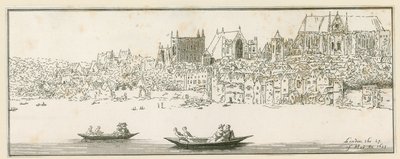 1652年3月27日，伦敦威斯敏斯特宫的视图 作者 英语学校