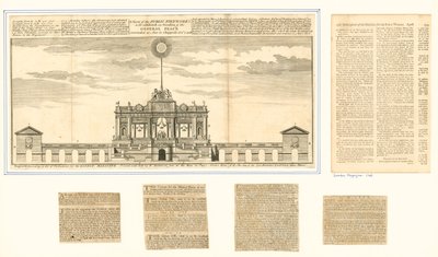 Aix La Chapelle 1749年和平公共烟花的视图 作者 英语学校