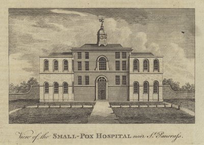 View of the Smallpox Hospital, near St Pancras, London (engraving) 作者 英语学校