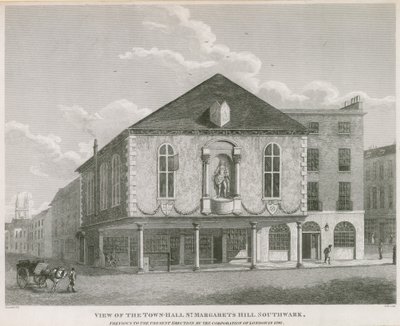 市政厅的看法，圣Margarets小山，Southwark 作者 英语学校