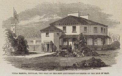 马恩岛新副总督府道格拉斯别墅玛丽娜（版画） 作者 英语学校