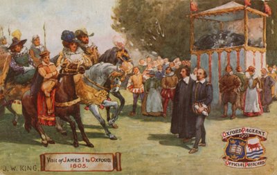 参观詹姆斯一世到牛津，1605年 作者 英语学校