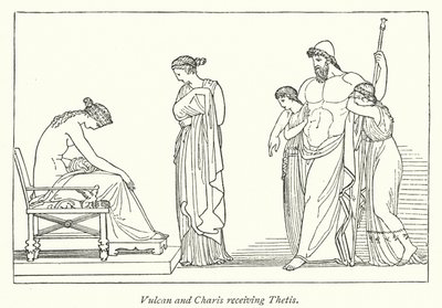 Vulcan and Charis meeting Thetis (litho) 作者 英语学校