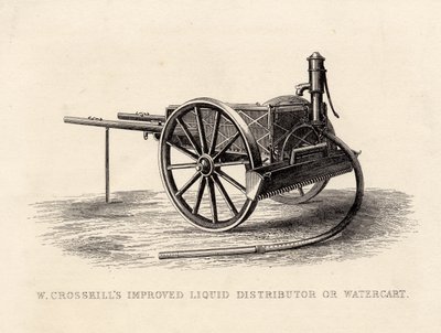 W. Crosskills改进了液体分配器或Watercart 作者 英语学校