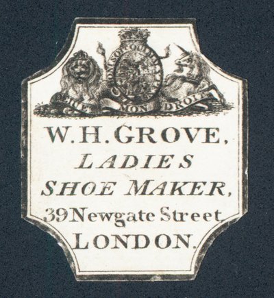 WH Grove，Ladies Shoe Maker，外贸卡 作者 英语学校