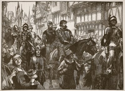 华莱士前往威斯敏斯特大厅，卡塞尔斯画报英国历史（插图） 作者 英语学校