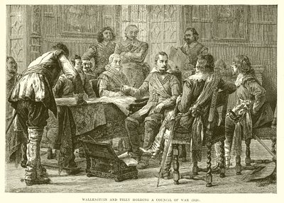 Wallenstein和Tilly担任战争委员会（1626） 作者 英语学校