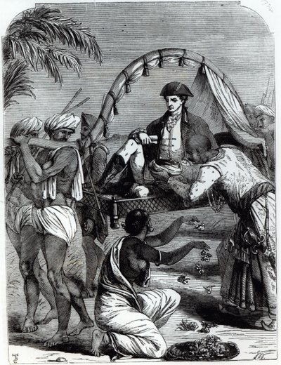 沃伦·黑斯廷斯（1732-1818）于1784年在印度 作者 English School