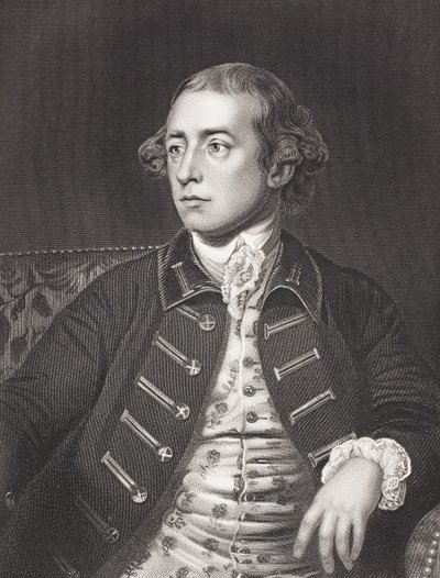沃伦·黑斯廷斯（Warren Hastings），来自“历史肖像画廊”，出版于1880年 作者 英语学校