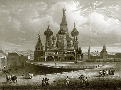 Wassili Blagennoi，或莫斯科圣巴西尔大教堂 作者 英语学校