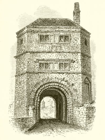 Hythe Bridge上的Watch-Tower，称为Friar Bacons Study 作者 英语学校