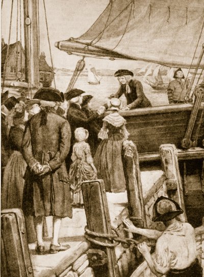 韦斯利登上威尔士亲王于1787年告别爱尔兰人 作者 英语学校