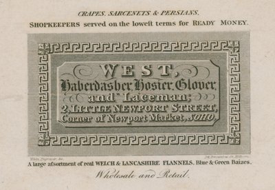 West，haberdasher，hosier，glover and laceman 作者 英语学校
