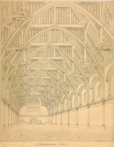 威斯敏斯特大厅，1814年 作者 英语学校
