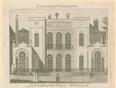 白宫法院或院子，Vanbrugh House，于1898年拆除 作者 英语学校