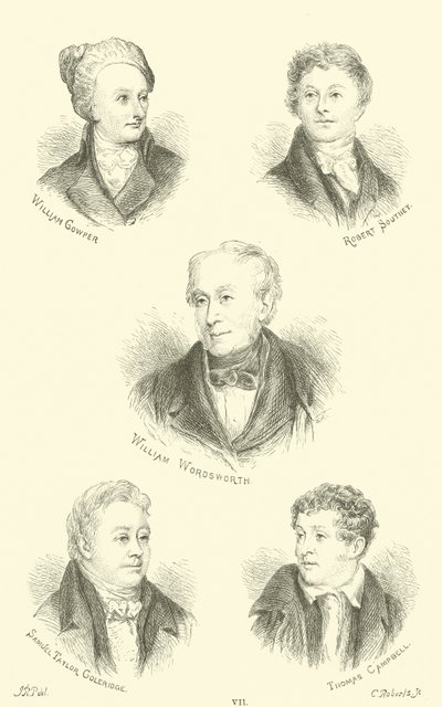 William Cowper，Robert Southey，William Wordsworth，Samuel Taylor Goleridge，Thomas Campbell 作者 英语学校