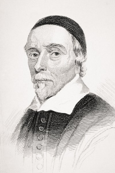 William Harvey，来自Brougham勋爵的“Old England&39;s Worthies”的插图，出版于1880年 作者 英语学校