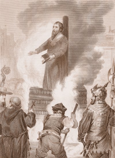 威廉·索特的处决，归因于阿诺德，由 W. French 雕刻（平版印刷） 作者 英语学校