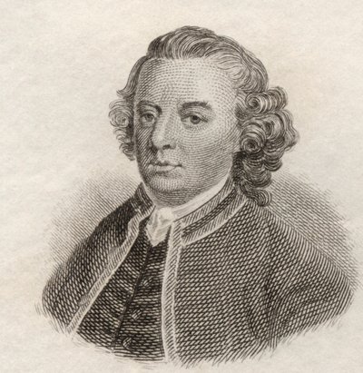 William Shenstone，来自&39;Crabb&39;s Historical Dictionary&39;，1825年出版（版画） 作者 英语学校