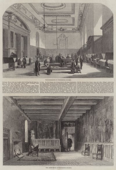 温彻斯特学院（版画） 作者 英语学校