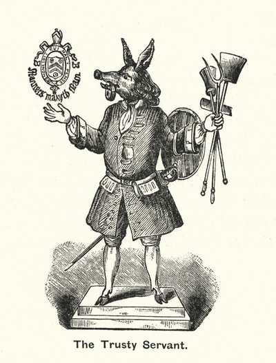 温彻斯特学院：可信赖的仆人（版画） 作者 英语学校
