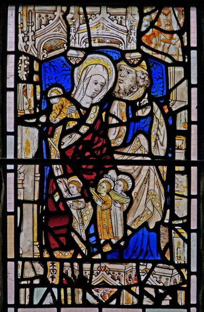 Window Ew描绘了St Mary Cleopas，Alphaeus和他们的孩子 作者 英语学校
