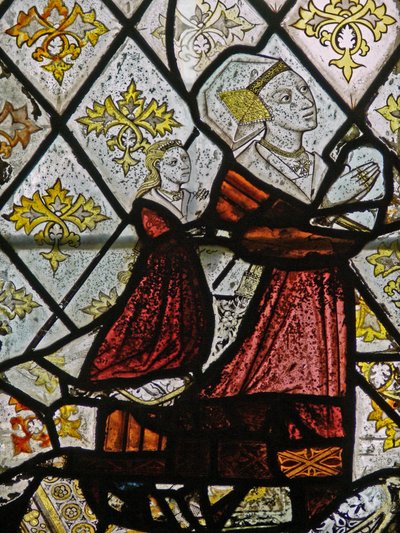 N5窗口描绘了Robert Fitz Ellis的妻子Margaret Fawkener 作者 英语学校