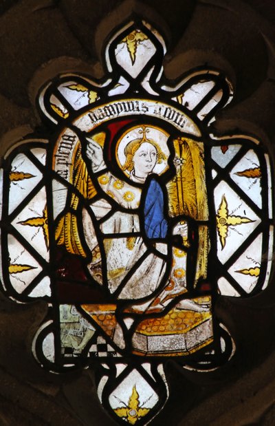 Window St Nectan Chapel Ew描绘了天使报喜中的大天使加百列 作者 英语学校