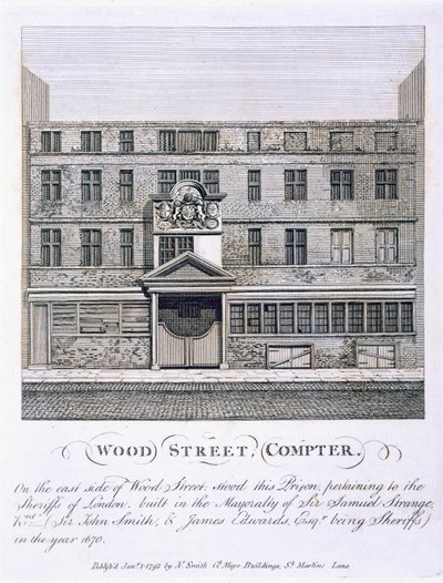 Wood Street, Compter, pub.1793. 作者 英语学校