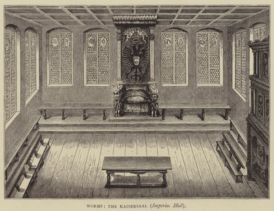 沃尔姆斯，帝国大厅（雕刻）（Kaisersaal 作者 英语学校