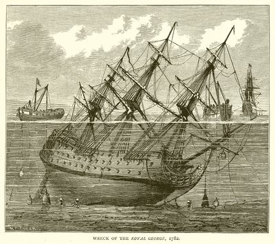 1782年皇家乔治的残骸 作者 英语学校
