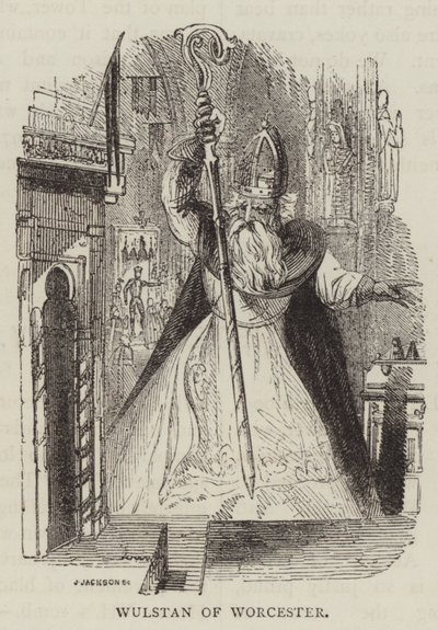Wulstan of Worcester (engraving) 作者 英语学校