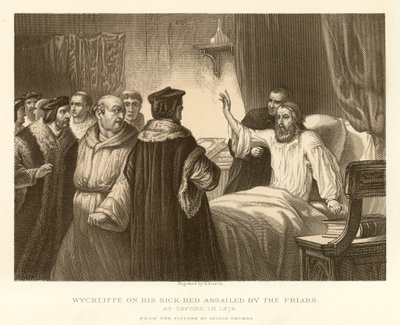 Wyckliffe在病床上被Friars袭击 作者 英语学校