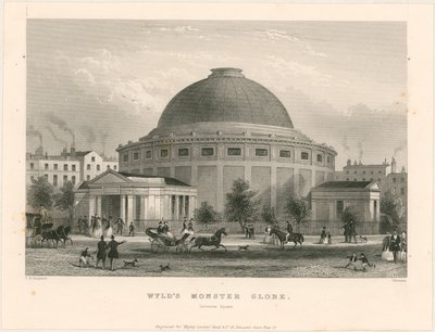 Wylds Monster Globe，莱斯特广场 作者 英语学校