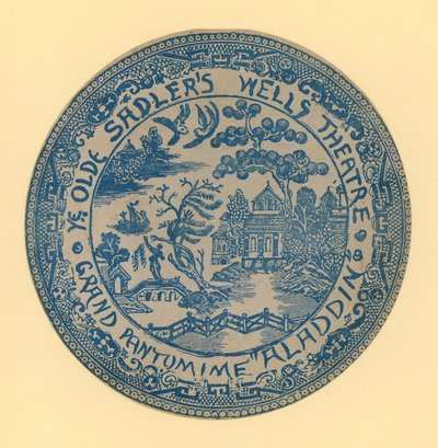 Ye Olde Sadlers Wells剧院，Grand Pantomime阿拉丁 作者 英语学校