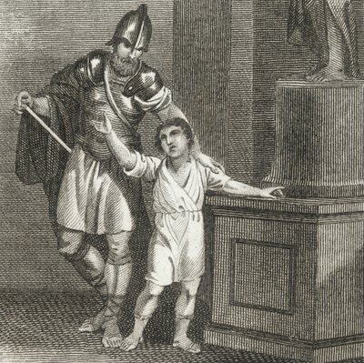年轻的汉尼拔向罗马人宣誓效忠（雕刻） 作者 英语学校