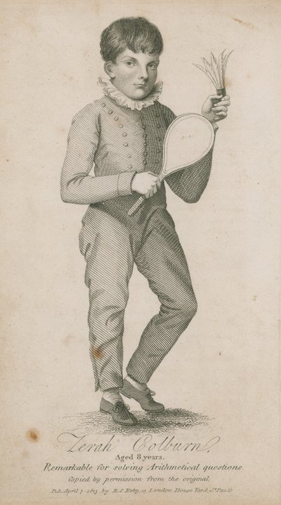 Zerah Colburn，8岁;非常适合解决算术问题 作者 英语学校