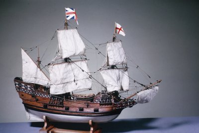 1660年五月花的1:60比例模型（木材）（另见3220） 作者 英语学校英语学校