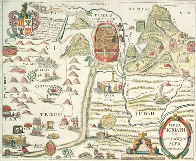 如果Moriath Solyma场Suburbanus（彩色版画） 作者 英语学校英语学校