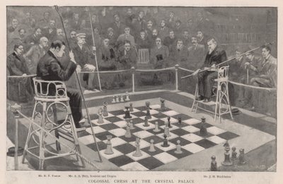 在水晶宫的巨大国际象棋 作者 伊诺克·沃德