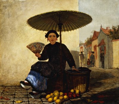 水果卖方，1862年 作者 以诺·伍德·佩里