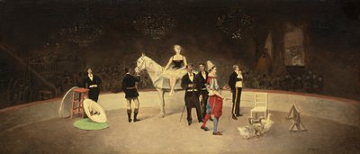 1890年左右的马戏团场景 作者 恩里克·阿塔拉亚·冈萨雷斯