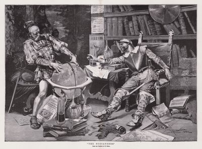 "The Buccaneers" (engraving) 作者 恩里克·塞拉（Enrique Serra）