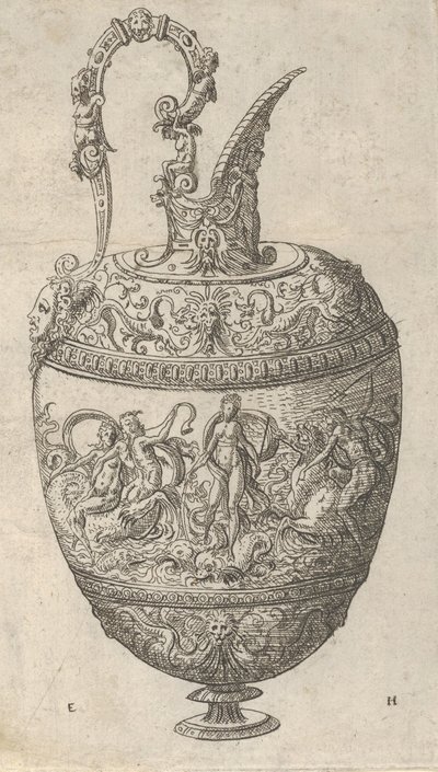 陶器的设计，1565年。 作者 伊拉斯谟·霍尼克
