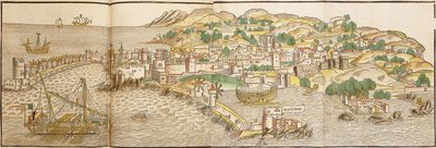 罗得岛全景，1486年 作者 艾哈德·鲁威奇
