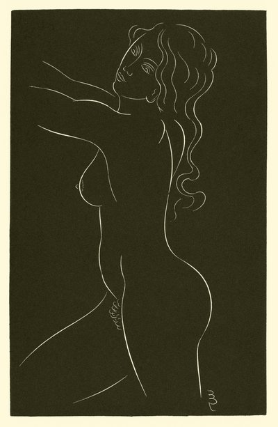女性裸体 作者 Eric Gill